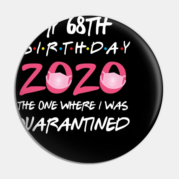 69th birthday 2020 the one where i was quarantined Pin by GillTee