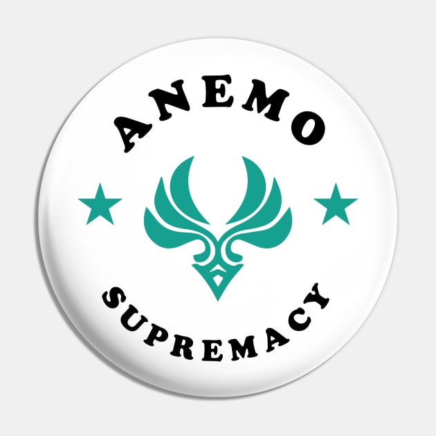 Anemo supremacy - Genshin Impact Pin by Oricca