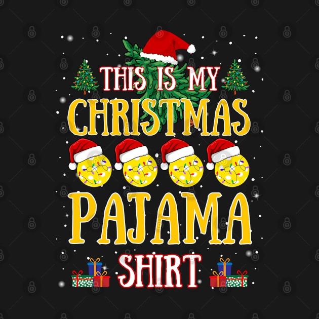 Funny Christmas Pickleball Lover This Is My Christmas Pajama by egcreations