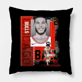 Chicago Bulls Lonzo Ball 2 Pillow