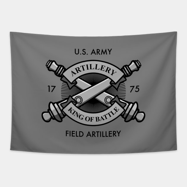 US Army Field Artillery Tapestry by Firemission45