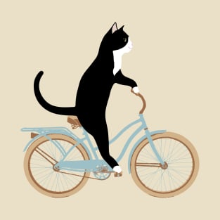 Cat on Bike T-Shirt