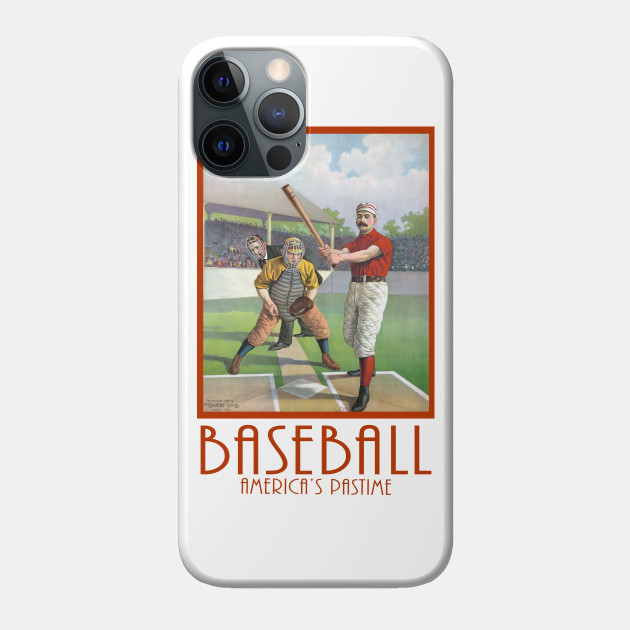 Baseball America's Pastime - Baseball - Phone Case