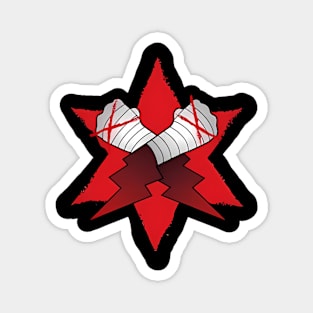 CM Punk Red Star Magnet
