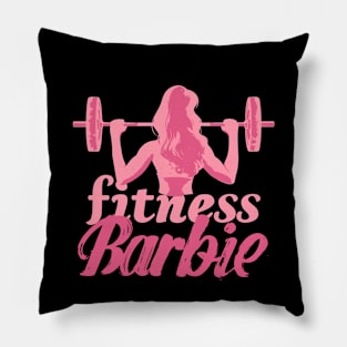 Fitness Barbie  Graphic T-shirt 02 Pillow