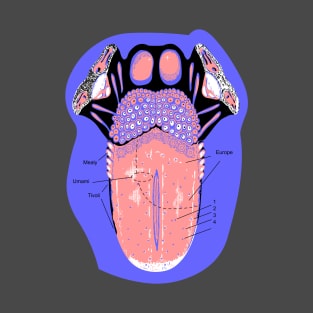 Tongue Map (Europe) T-Shirt