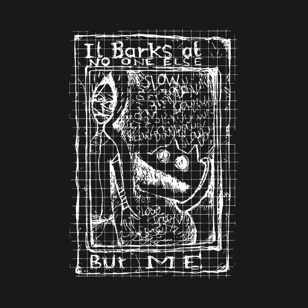 It barks at no one else but me - The Tourist Illustrated Lyrics - Inverted by bangart