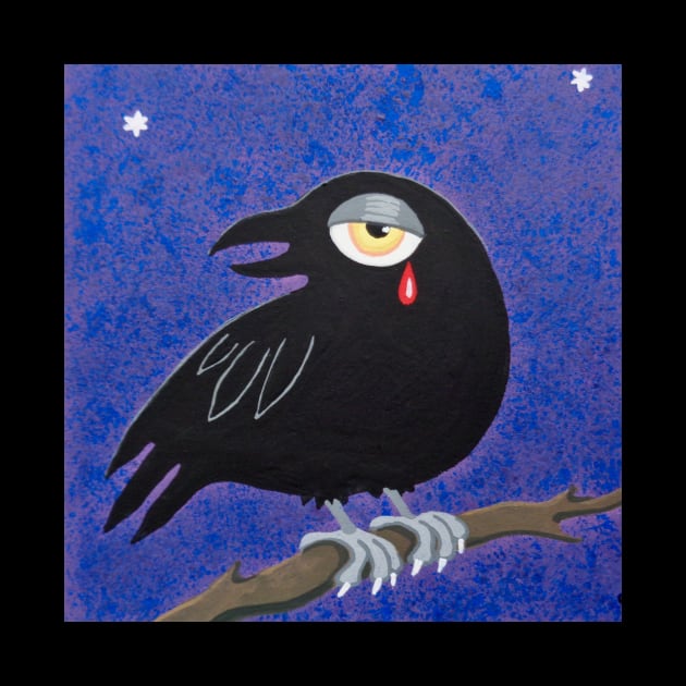 Raven black as night by SoozieWray