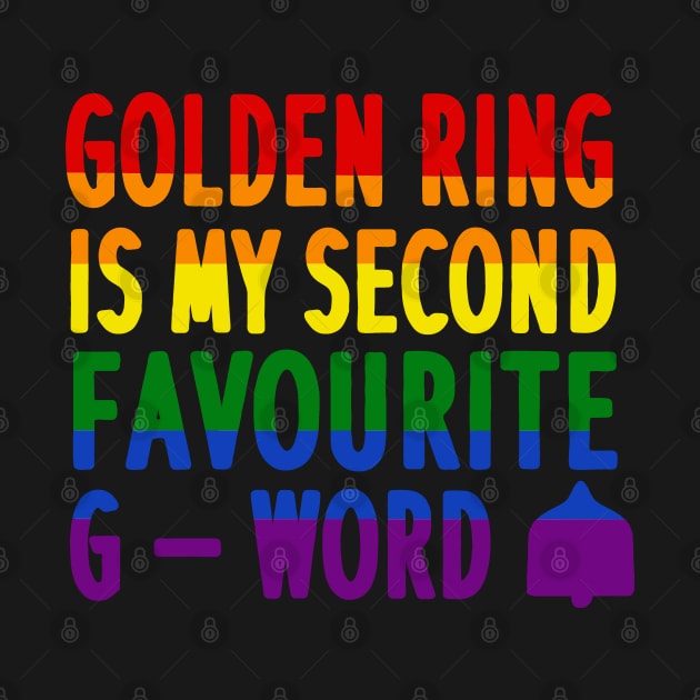 Golden Bell Christmas X-mas Pride Gay by FindYourFavouriteDesign