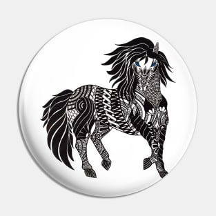 Mandala horse Pin