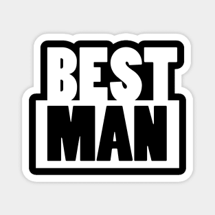 Best Man Wedding Magnet