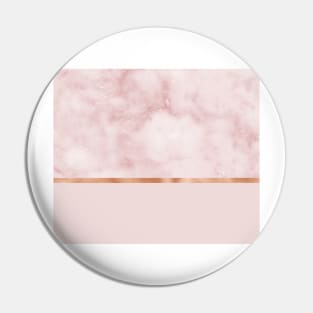 Silvec rosa on rose gold blush Pin