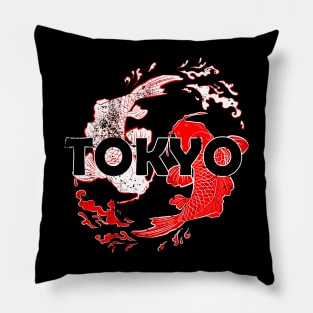 Red koi Pillow