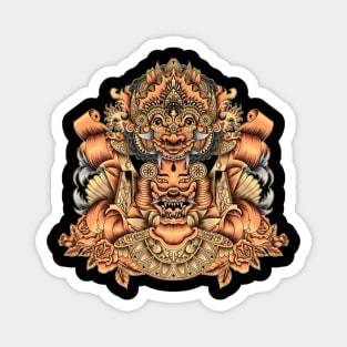 Barong the culture with Balinese dancer Magnet