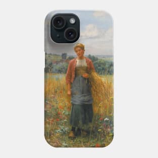 Jeannine Gleaning by Daniel Ridgway Knight Phone Case