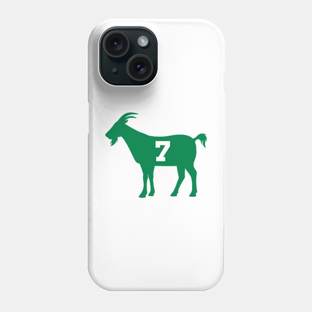 BOS GOAT - 7 - White Phone Case by KFig21