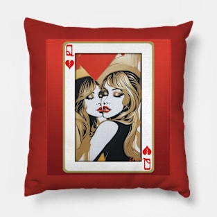 Queens of Hearts #5 Pillow