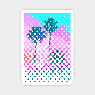 Summertime Palms Magnet