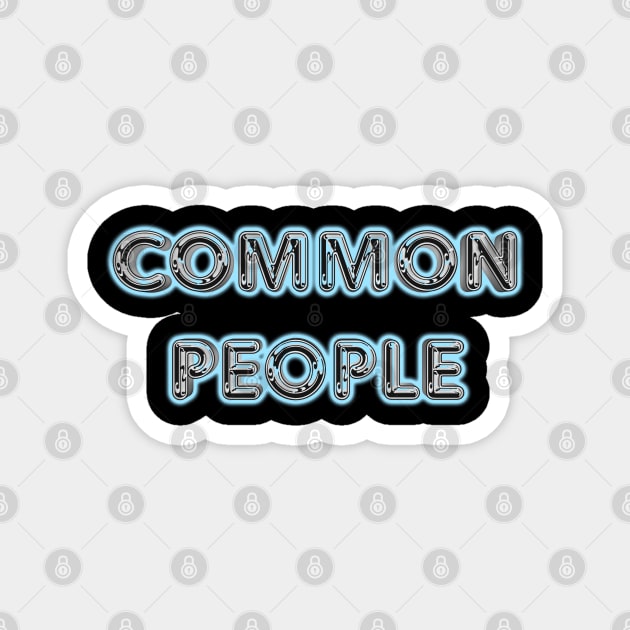 Pulp, Common People Tee Magnet by Parsonsarts