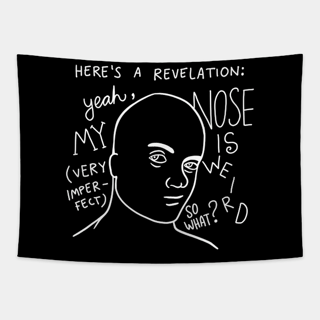 Weird Nose Tapestry by winwinshirt