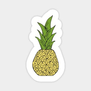 Pink Pineapple Magnet