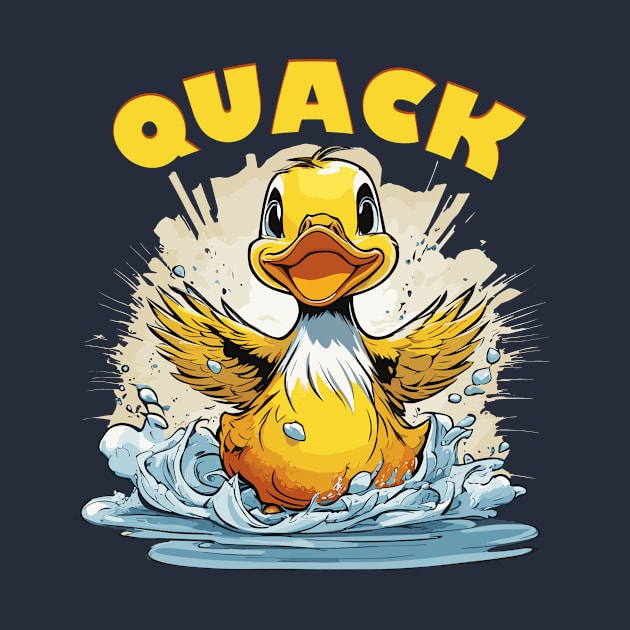 quack duck by Kingrocker Clothing