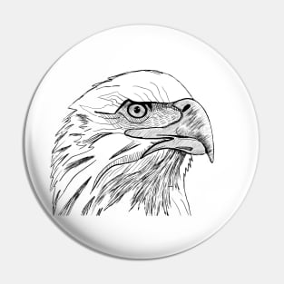 Eagle, symbol of freedom and power Pin