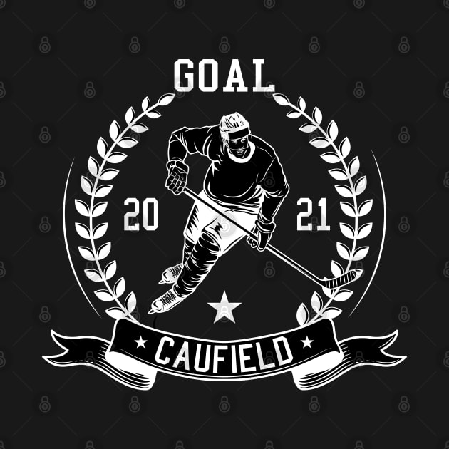 Goal Caufield Funny Hockey by ZimBom Designer