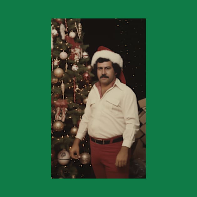 Pablo Escobar Xmas Santa by peterdesigns