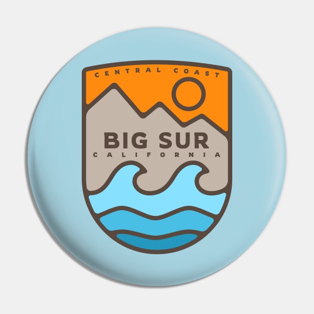 Big Sur California Pin by Spatium Natura