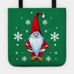 Santa Claus Gnome Merry Christmas Xmas Tote