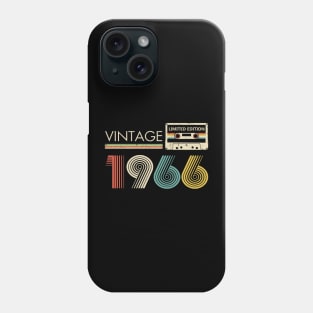 57th Birthday Vintage 1966 Limited Edition Cassette Tape Phone Case