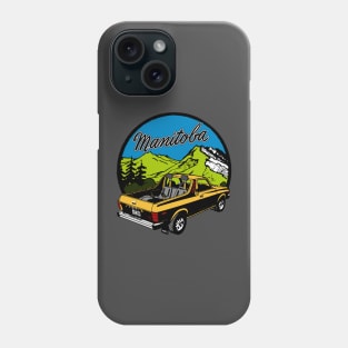 Vintage Manitoba Mountain Car Phone Case