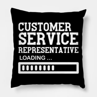 Funny Customer Service Representative Job Lover Gift Idea Pillow