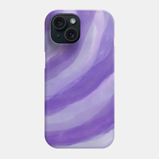 Purple abstract Phone Case by Nastya Li