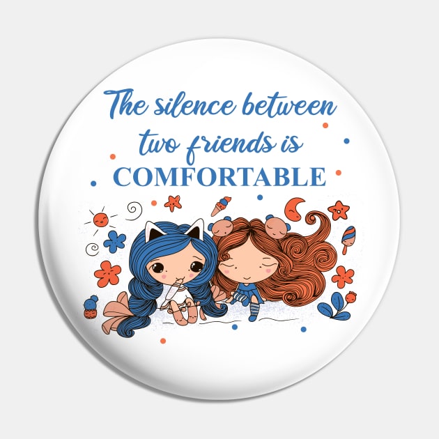 The silence between two friends Pin by Happycactus