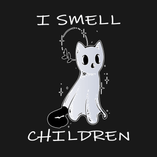 i smell children, funny cat T-Shirt