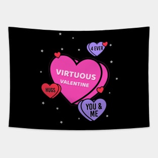 Virtuous Valentine, Valentine's Day, Love Hearts, Doctors Valentine, Nurses Valentine Tapestry