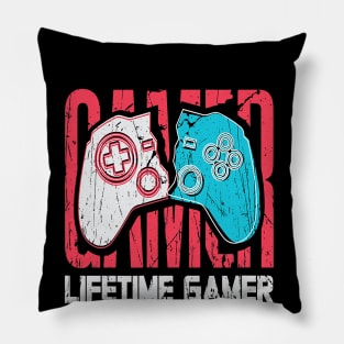 Gamer day games boys and men video game Pillow