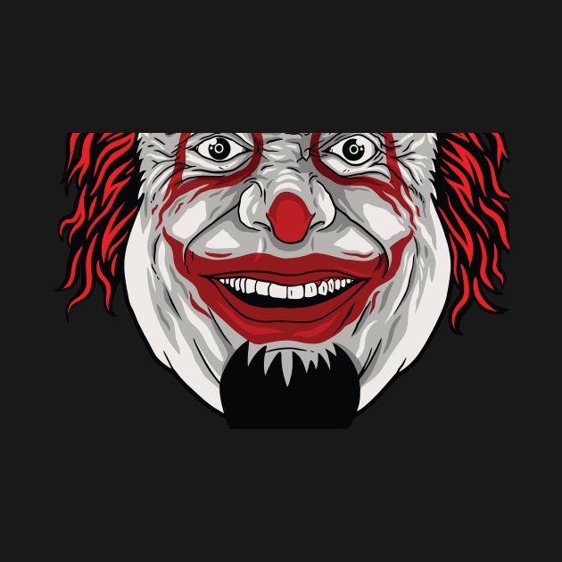 Creepy Clown Mask, Face Covering by xcsdesign