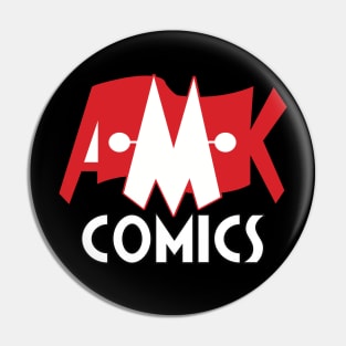 AMK Comics Logo Pin