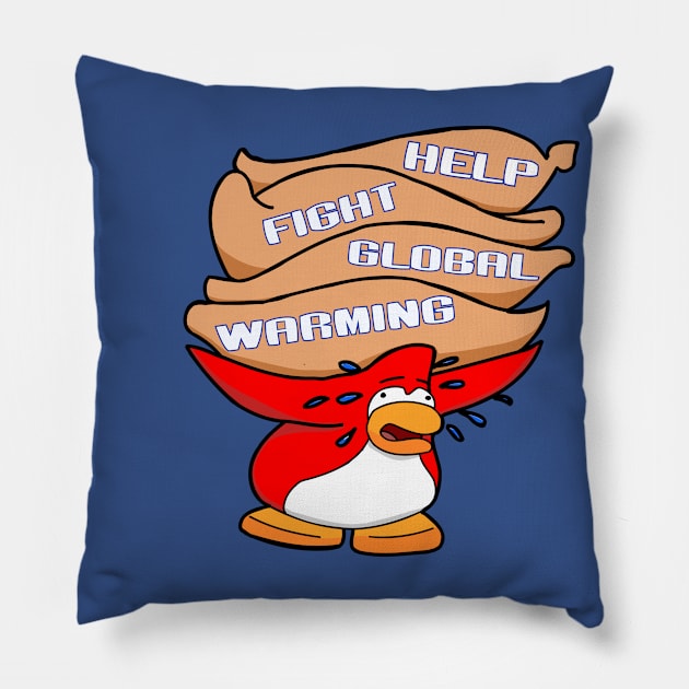 CP-Inspired Global Warming Awareness! Pillow by MTW