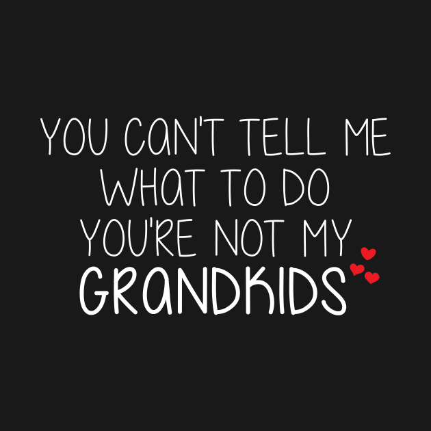 You Can't Tell Me What To Do  You're Not My Grandkids by Nichole Joan Fransis Pringle