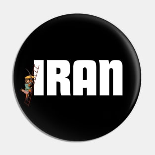 LOVE IRAN - Persian (iran) design Pin