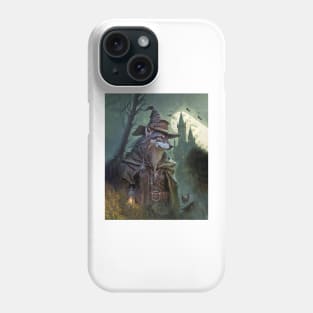 Wolf Wizard Witch Full Moon Phone Case