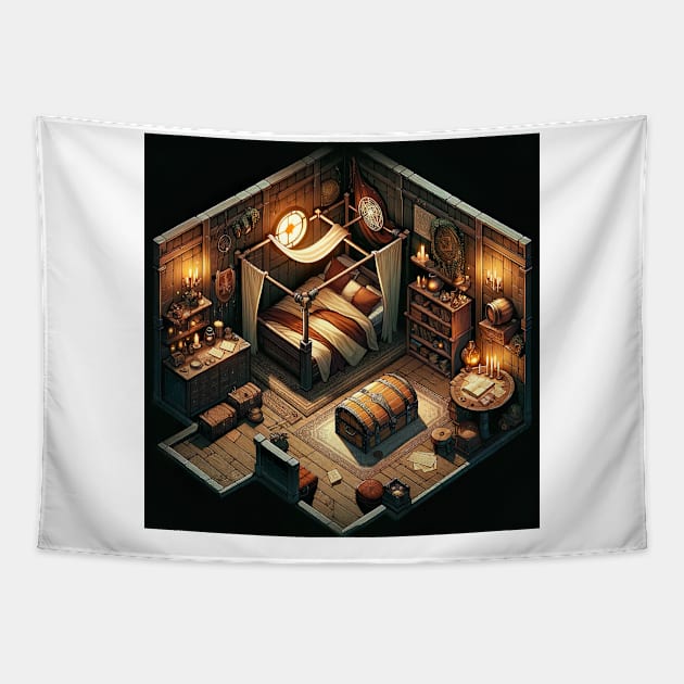 Rpg Bedroom Tapestry by unrealartwork