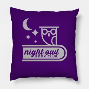 Night Owl Book Club Pillow