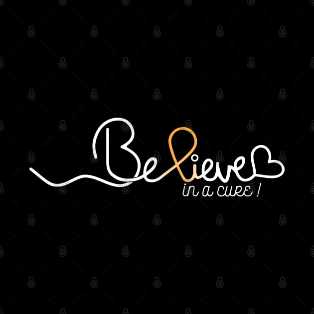 Believe- Appendix Cancer Gifts Appendix Cancer Awareness by AwarenessClub