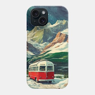 Canada Aurora Boreal Vintage Poster Tourism Art Phone Case