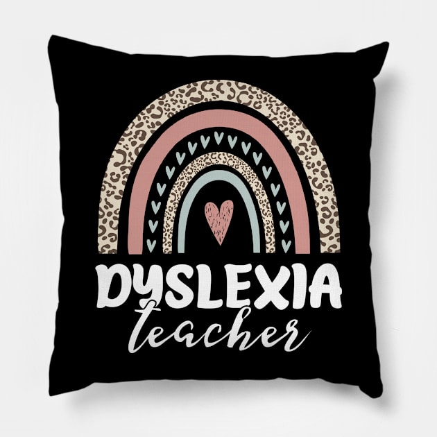 Dyslexia Teacher Pillow by PixelArt